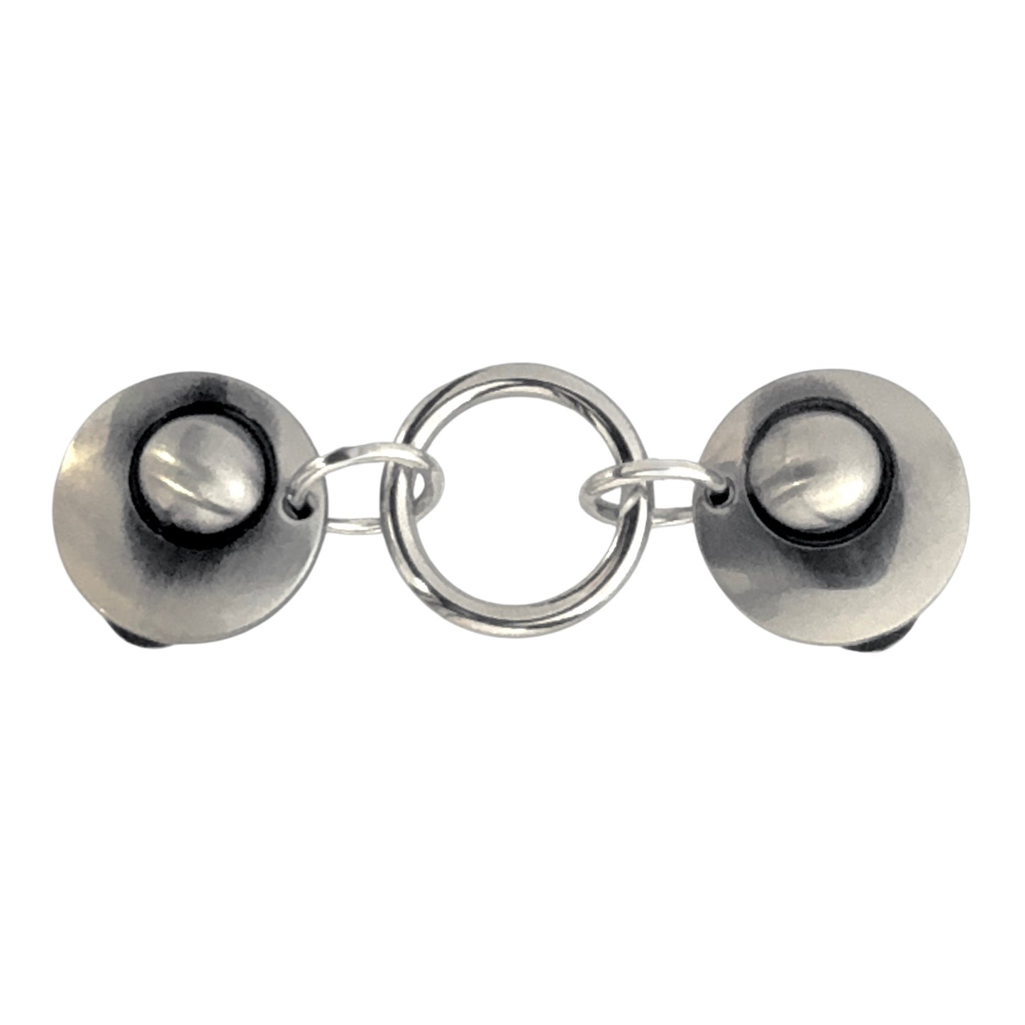 The Round, Zilver - Vestsluiting
