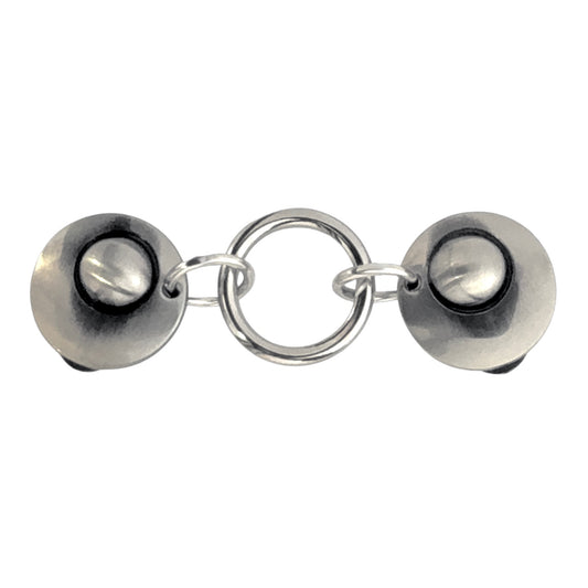 The Round, Zilver - Vestsluiting