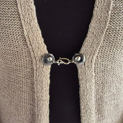 De Classic – haak en oog – Zilver
